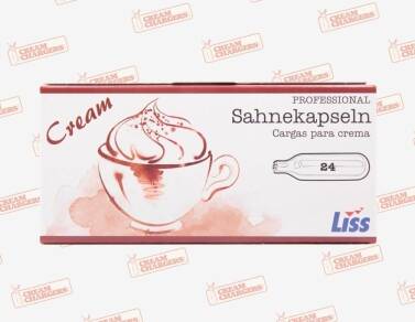 24 Liss Cream Chargers