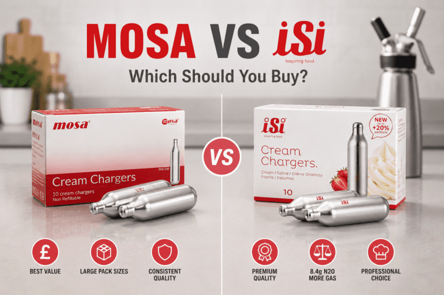 Mosa vs iSi Cream Chargers- Which Should You Buy